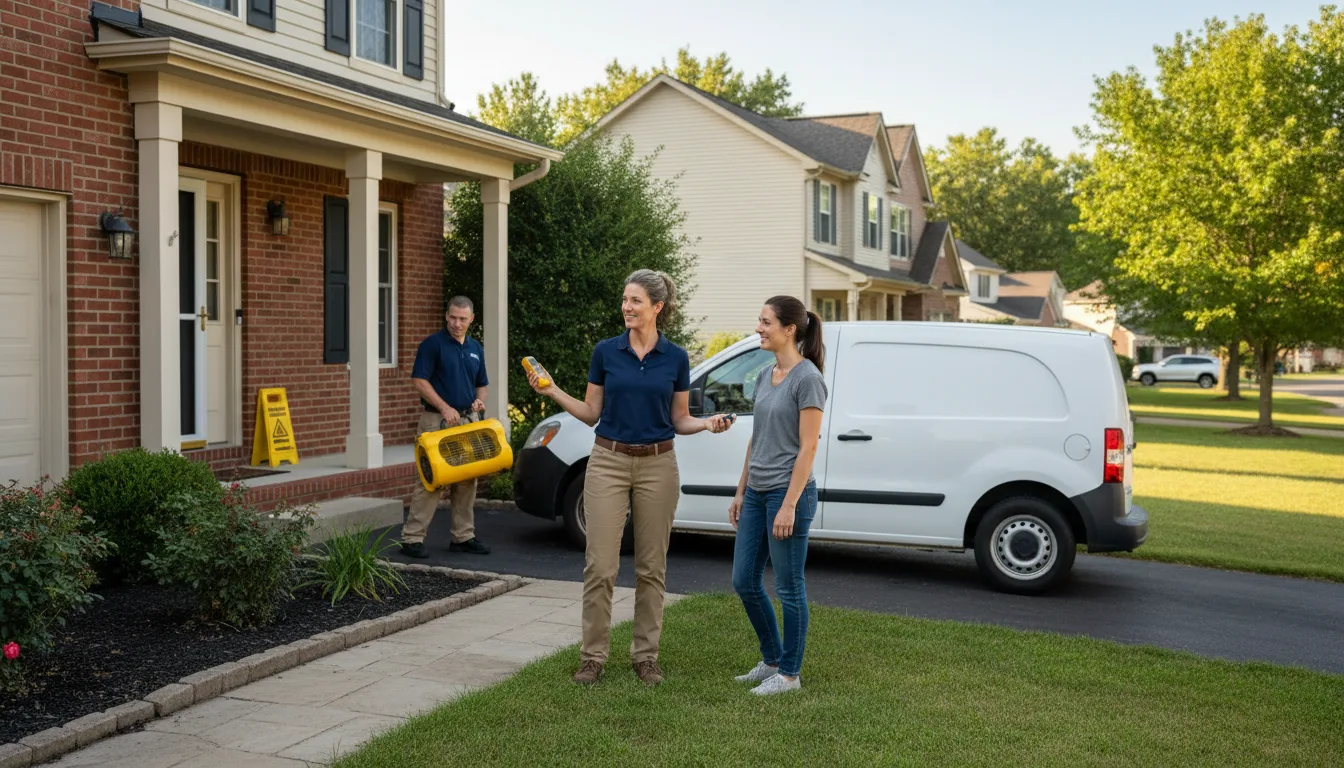 Residential water damage restoration in San Simon, AZ